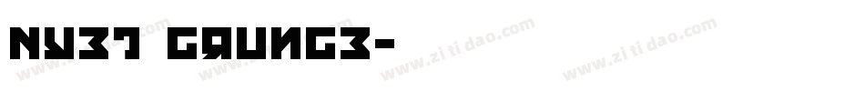 Nyet Grunge字体转换